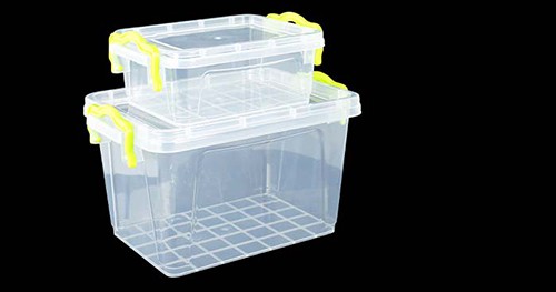 Image: Transparent Boxes Used For Storage And Organization.